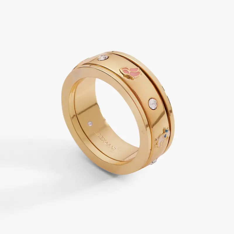 Garden Party Fidget Ring for Stress Relief