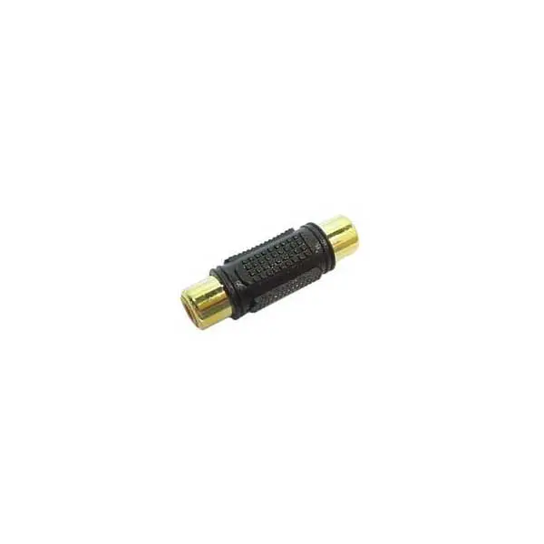 Gold-Plated RCA Female-to-Female Coupler Connector