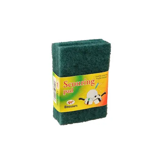 Green Scouring Pad (4″ × 6″) – Pack of 5, Model 126-605 – PAD-GREEN
