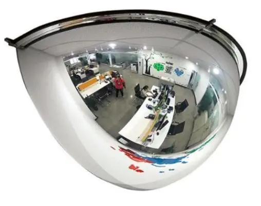Half-Dome Convex Safety Mirror – Available in 45 cm or 60 cm Sizes (MIRROR-324345/60)