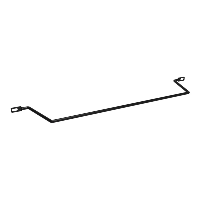 Hammond CLB194BK 4-Inch Offset Cable Lace Bar in Black for Rack Organization