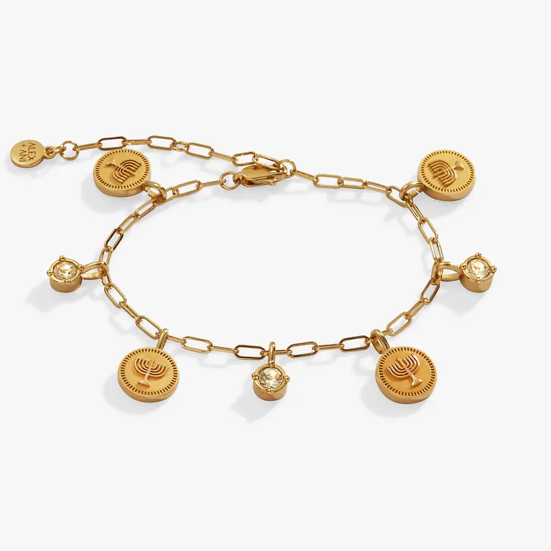 Hanukkah-Inspired Charm Bracelet