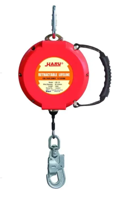 Haru Retractable Fall Arrestor – 15 m Lifeline, EN360 Certified