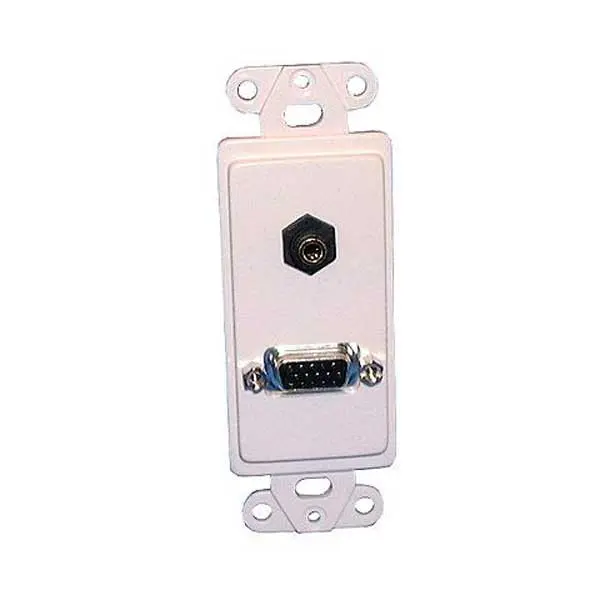 HD15 + 3.5mm Audio Wall Plate for HDTV