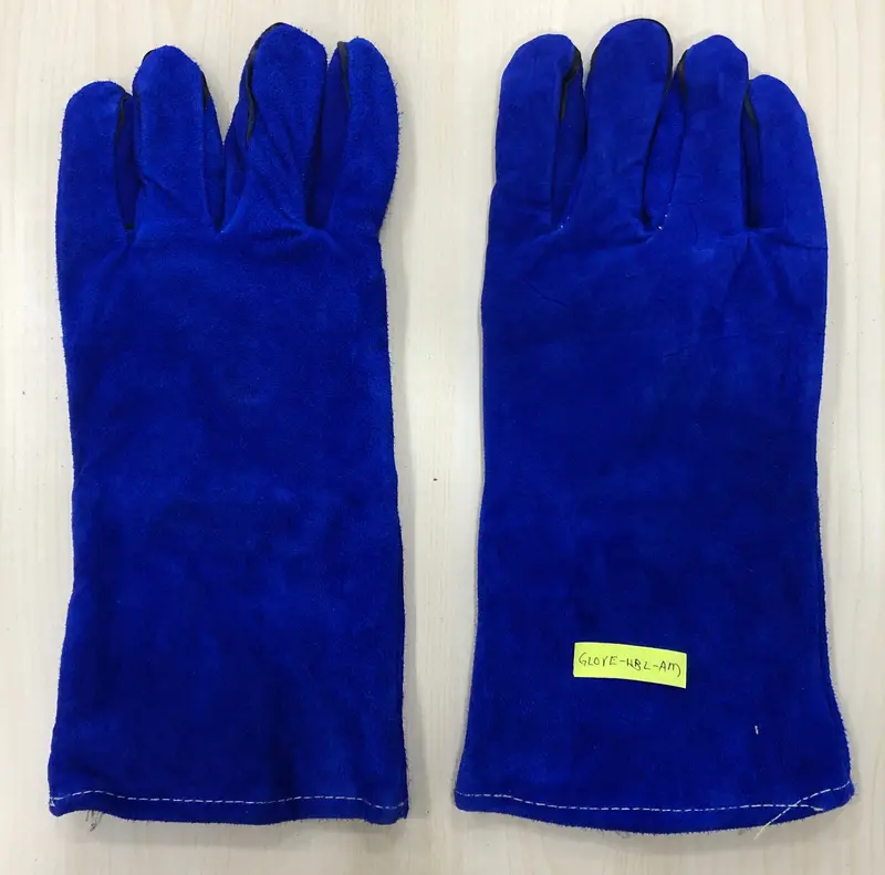Heavy-Duty Welding Glove – Heat-Resistant Leather with Reinforced Palm | Model: GLOVE-