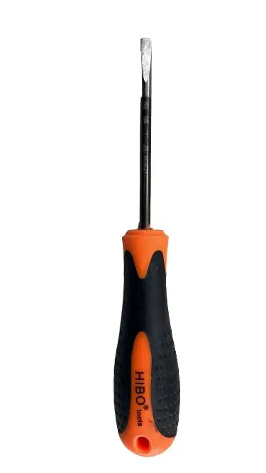 Hibo SD-HB286100- Cushion-Grip Screwdriver – 6mm × 4-Inch Slotted Tip