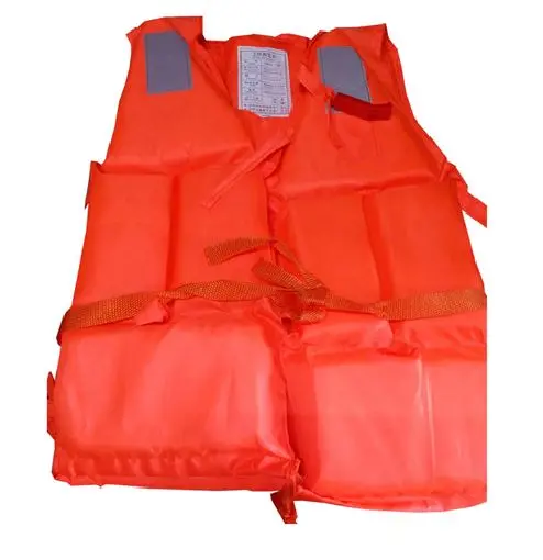 High-Visibility Orange Life Jacket – Buoyant Personal Flotation Device (Model LJ-DY95-1)