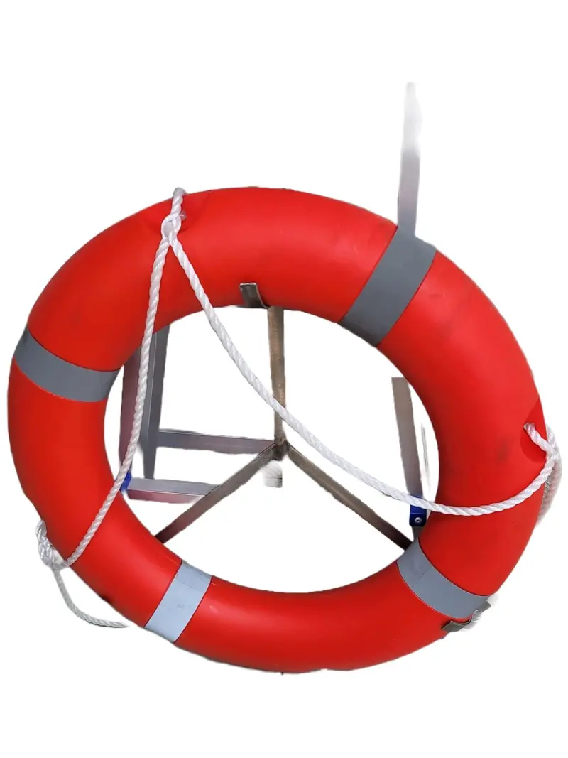 High-Visibility Safety Life Buoy for Swimming Pools with Reflective Strips | LIFEBUOY