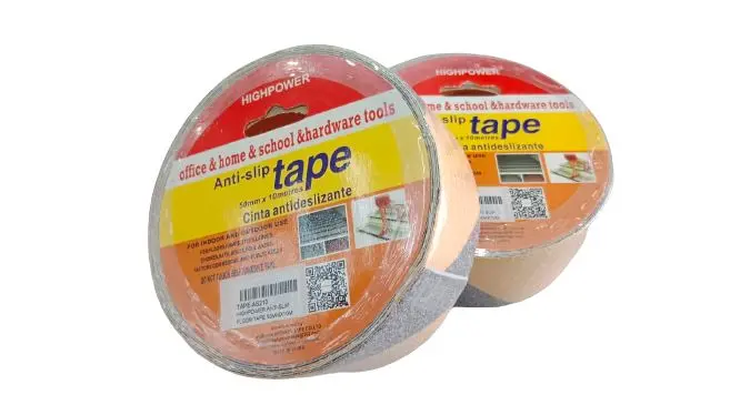 Highpower Yellow-and-Black Anti-Slip Floor Tape – 50mm Width × 10m Length