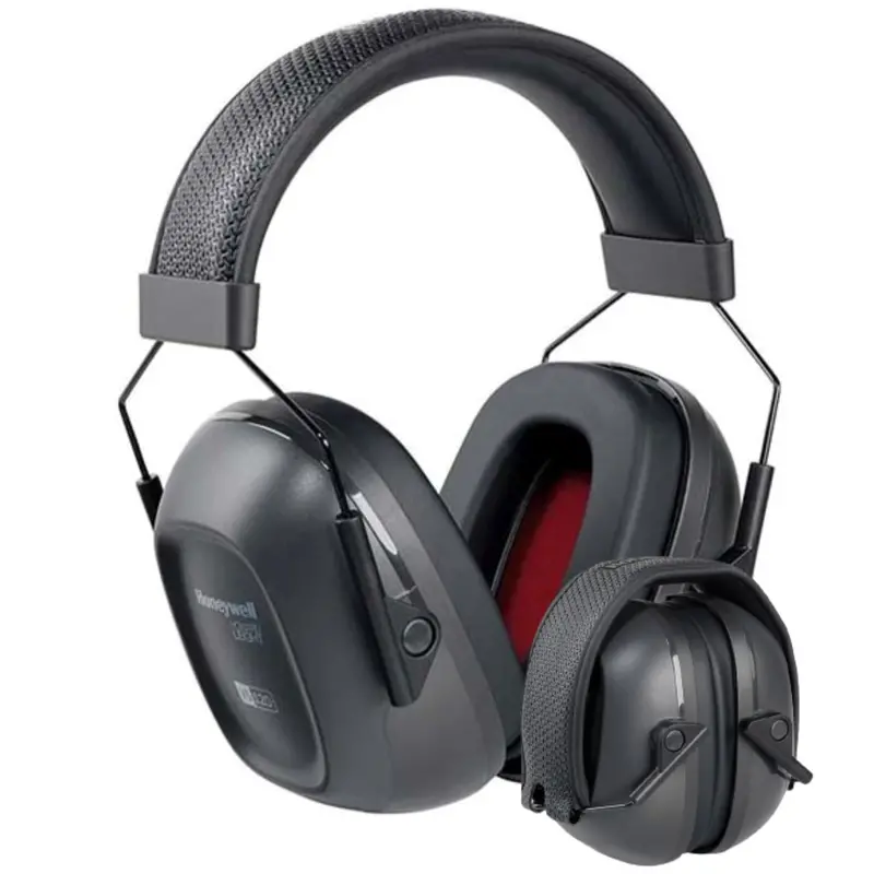 Honeywell Howard Leight VS120 Foldable Ear Muffs – Over-the-Head Design, NRR 27 dB | EM-VS120-OTH-FOLD