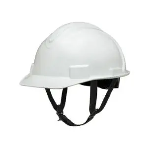 Honeywell North White Industrial Safety Helmet – Adjustable Fit with Chin Strap | HELMET-H-WH
