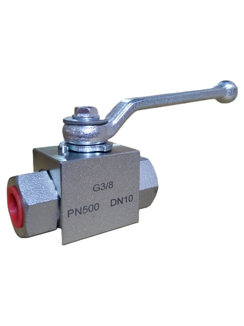 Hydraulic Ball Valve – 3/8″ BSPT Female Thread, PU Machine-Compatible | BV-H-B03F