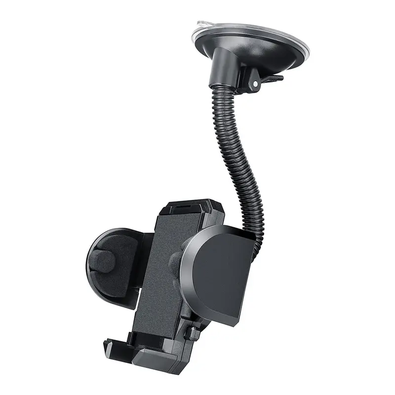 HyperGear 14369 Adjustable Windshield Phone Mount – Universal Fit, Matte Black Finish