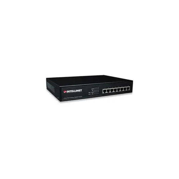 Intellinet 560641 8-Port Gigabit PoE+ Desktop Switch