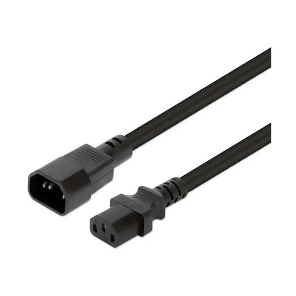 Intellinet UL-Certified 3-Foot C13 to C14 Power Extension Cord – 14 AWG Heavy-Duty