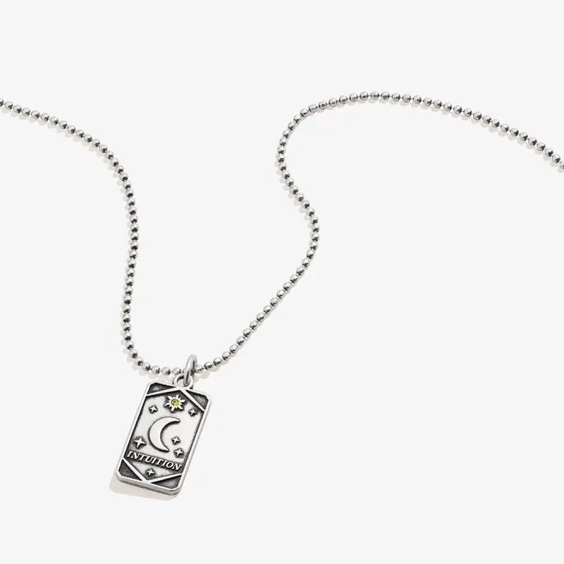 Intuition Moon Oracle Necklace – Adjustable Lunar-Themed Pendant