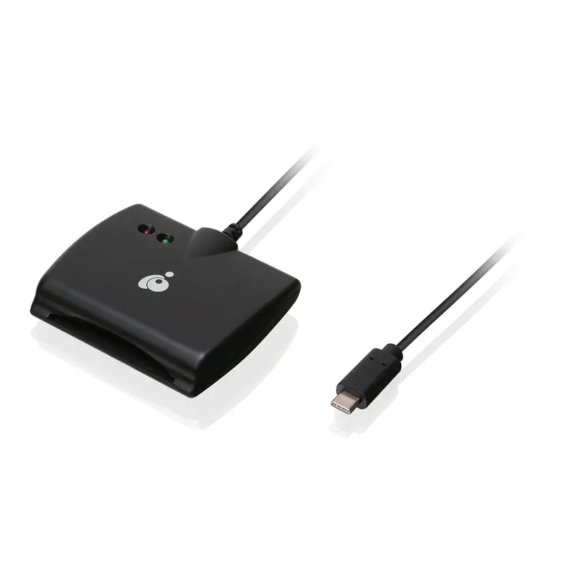 IOGEAR GSR205 USB-C Smart Card Reader Supporting CAC and PIV Cards