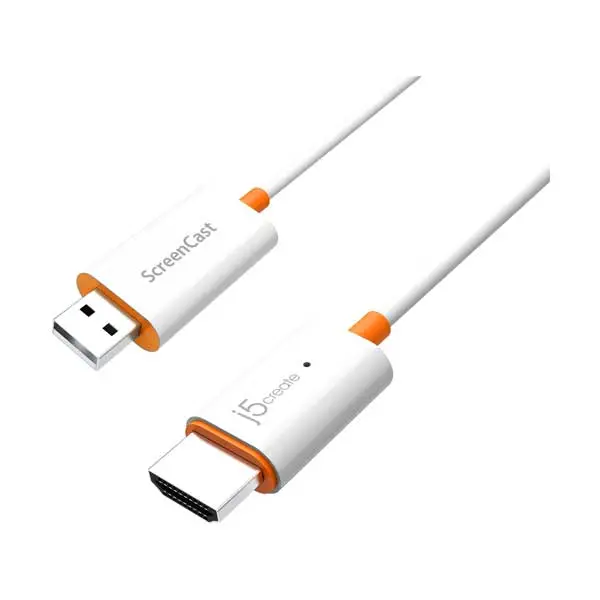 j5create JVAW56 Wireless HDMI Adapter — Screen Mirroring Up to 1080p Across iOS, Android, Windows & Mac