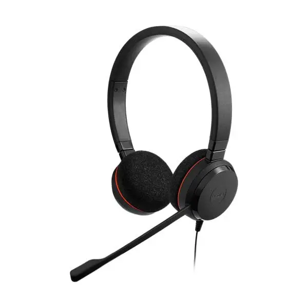 Jabra Evolve 20 UC Stereo Headset – USB Plug-and-Play for Unified Communications