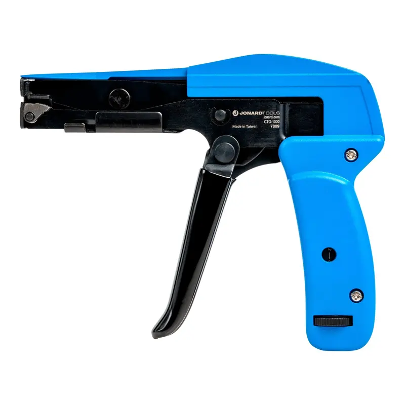 Jonard CTG-1000 Cable Tie Gun – Ergonomic Tool for 3/16″ Nylon Ties