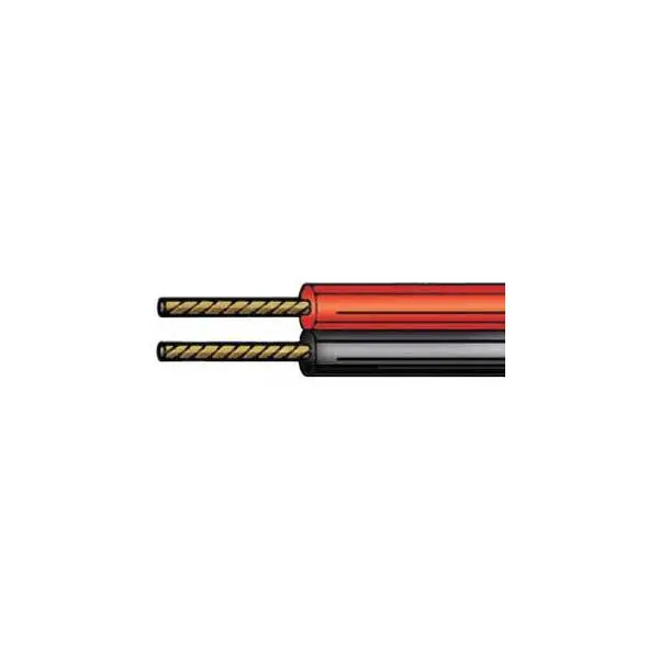 JSC PPW-10-50 50-Foot Automotive Wire Spool — 10AWG Dual-Conductor (Black + Red PVC)