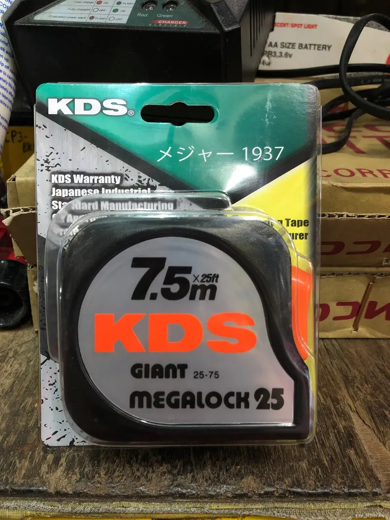 KDS MT2-K75 Black Giant Mehalock Tape Measure – 7.5m (25ft)