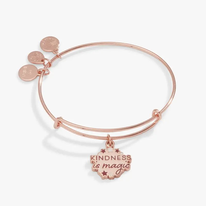 ‘Kindness Is Magic’ Charm Bracelet – Inspirational Bangle Design