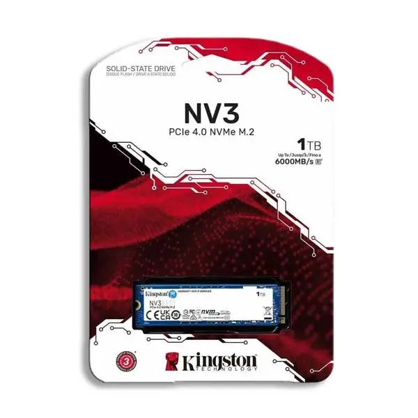 Kingston SNV3S 1TB PCIe 4.0 NVMe M.2 SSD – Budget-Friendly Internal Storage