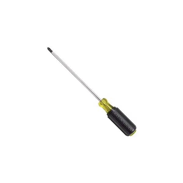 Klein 10-Inch #2 Phillips Screwdriver — 254mm Round-Shank Design