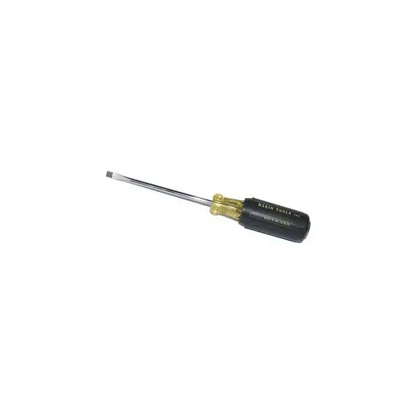 Klein 4-Inch 3/16-Inch Cabinet-Tip Screwdriver with Round Shank