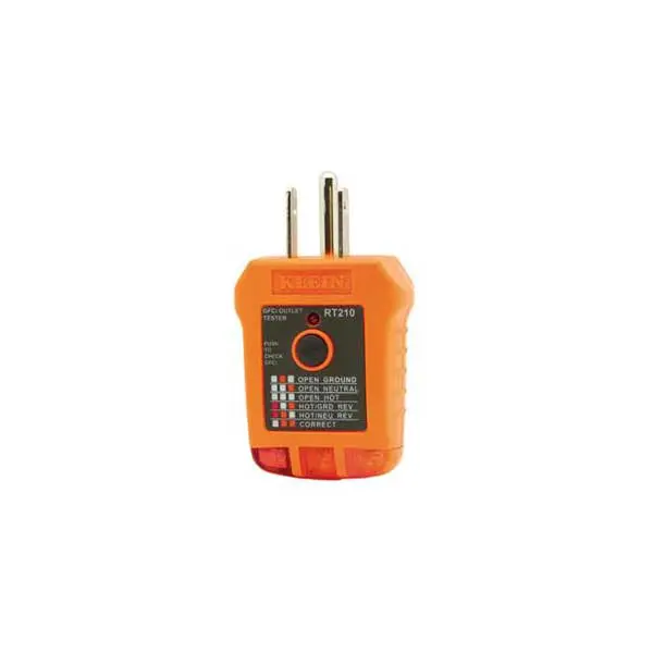 Klein Tools GFCI Outlet Tester with Indicator Lights