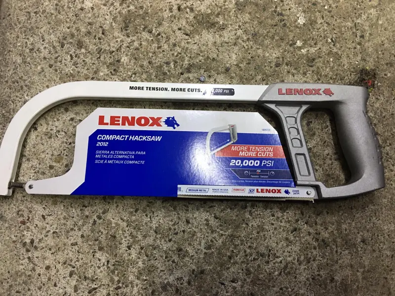 Lenox No.2012 12-Inch Hacksaw Frame – Rigid Steel Construction | Model 085-03-2012