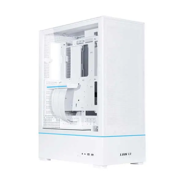 Lian Li SUP01W Stand-Up Platform ATX Mid-Tower Case – White