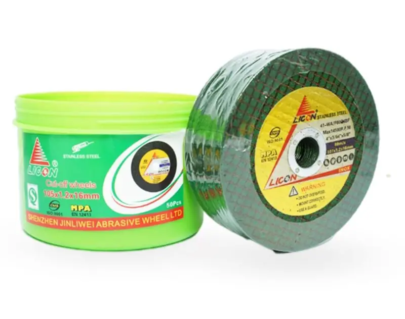 Licon Double-Reinforced Green Cutting Disc – 4 Inch × 1.2mm for Stainless Steel