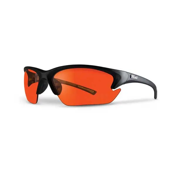 Lift EQT-12KA Quest Black Frame Safety Glasses with Amber Lenses