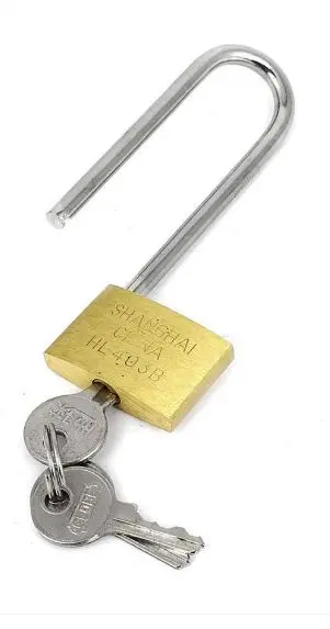 LK-GL-HL401B 20mm Globe Padlock – Durable Brass Body with Reinforced Shackle