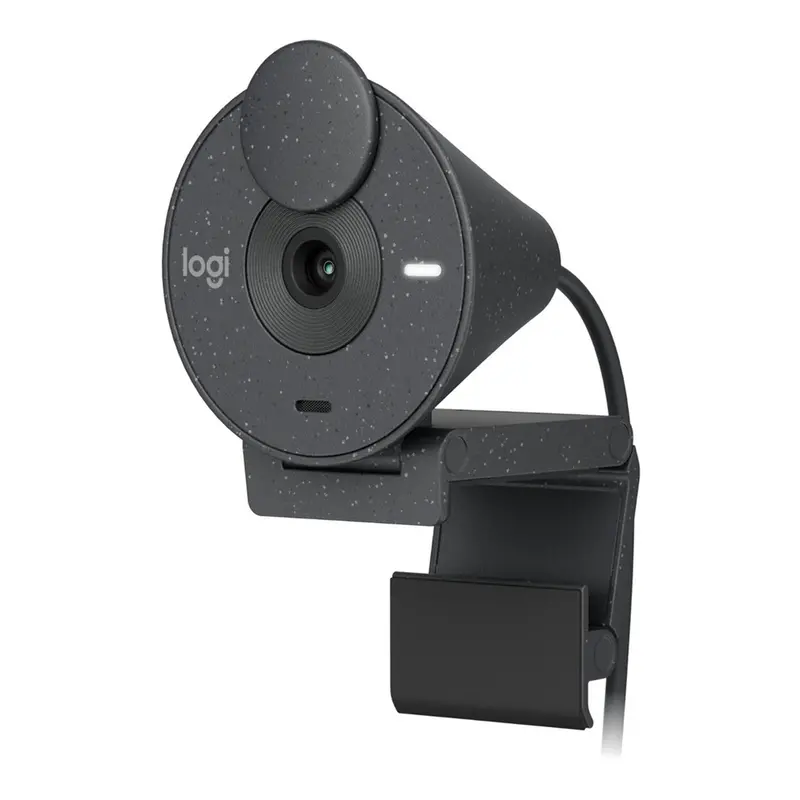 Logitech BRIO 305 Webcam – 2MP HD, USB-C Connectivity, Compact Desktop Video Solution – Graphite