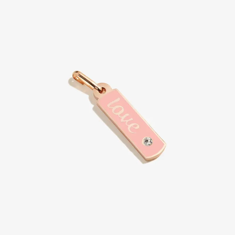 ‘Love’ Engraved Tag Charm