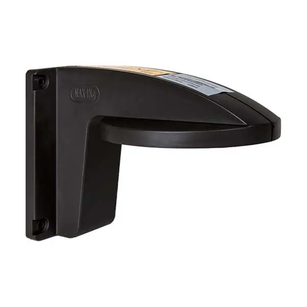LT Security LTB348B Heavy-Duty Black P-Bracket Wall Mount for Cameras