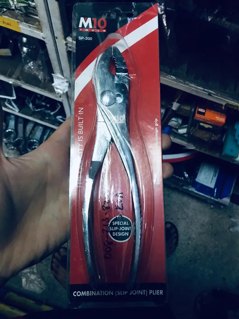 M10 8-Inch Slip-Joint Combination Plier – Dual-Function Jaw | SP-200