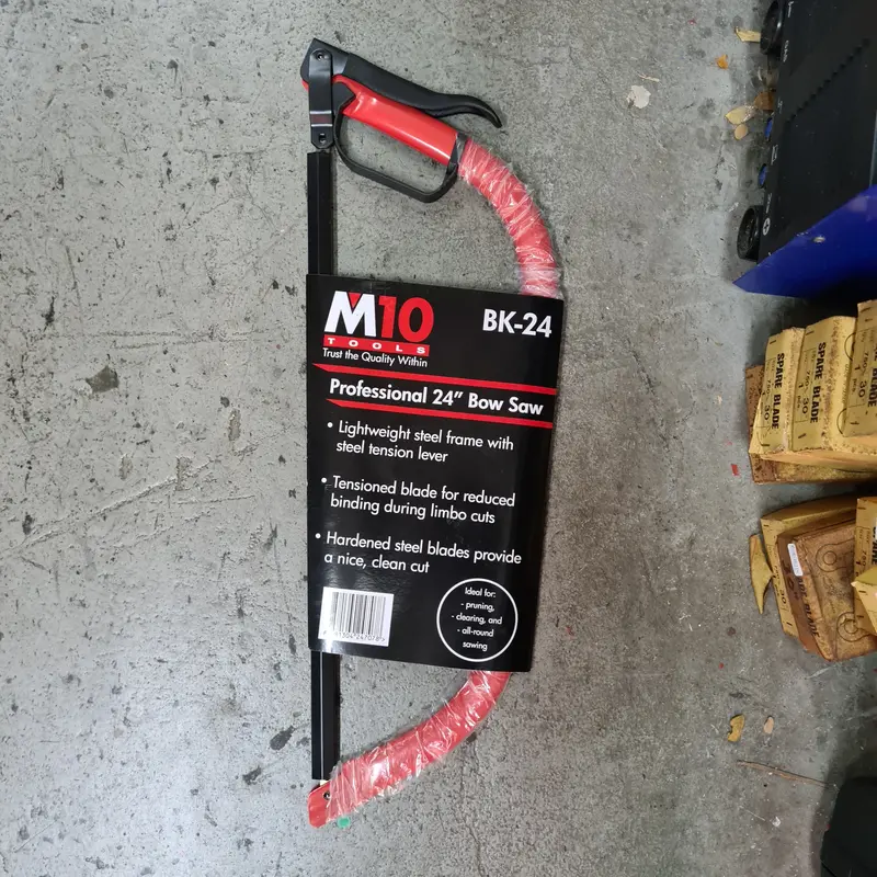 M10 BK24 24-Inch Bow Saw – Heavy-Duty Frame, Model BS-M10-24