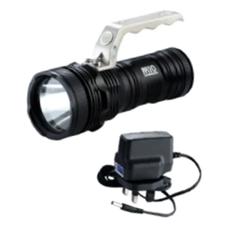 M10 Rechargeable 10W Aluminum Searchlight – LE-510, IPX4 Rated (014-032-510)