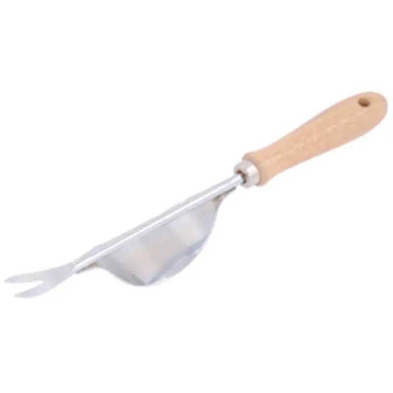 M10 Wooden-Handle Fulcrum Weeder – Efficient 10I Lever Design