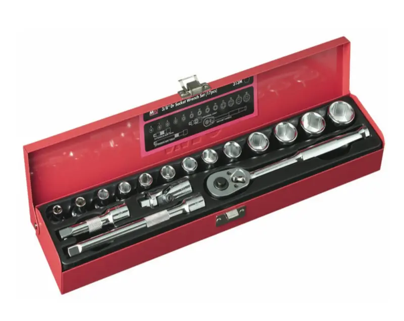 M10 × 3/8″ Drive Metric Socket Set – Compact 313M Design, Singapore-Spec