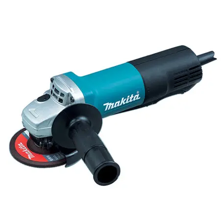 Makita 9556HPYG 4-Inch 840W Angle Grinder – AC-Powered, Paddle Switch, No Lock Button