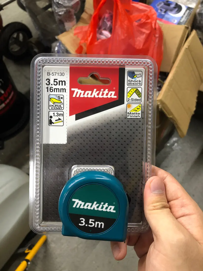 Makita B-57130 3.5-Meter (11.5-Foot) Slim-Profile Tape Measure (16mm Width)