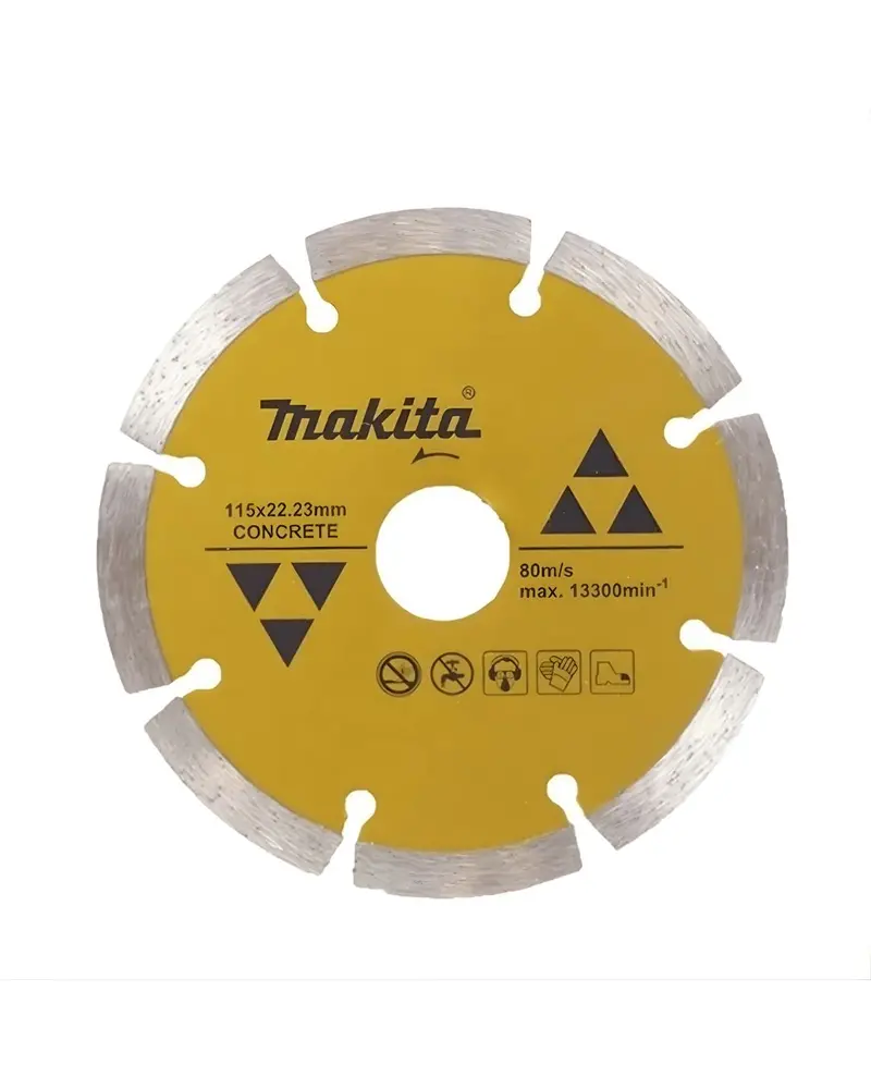 Makita D-44270 Dry-Cut Segmented Diamond Blade – 5-Inch (115mm) for Masonry | M*D-44270