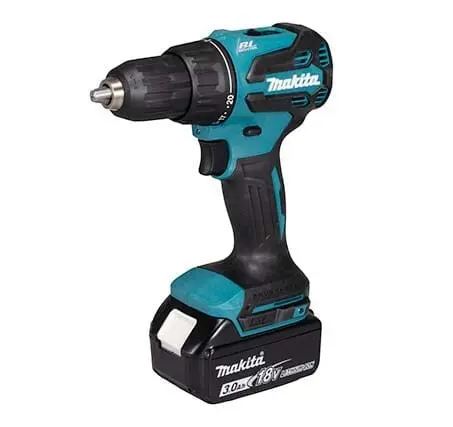 Makita DHP490RF 18V Brushless Hammer Drill – 13mm Chuck, Single Battery + Charger