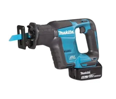 Makita DJR188RTJ 18V Cordless Reciprocating Saw – Tool-Free Blade Change