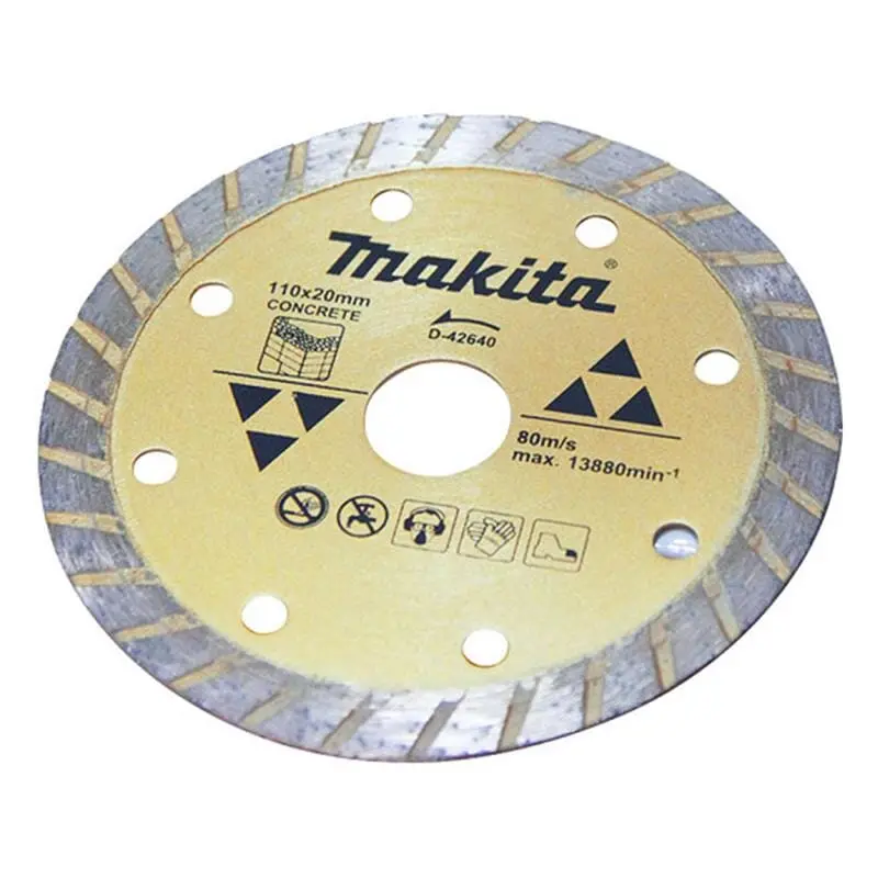 Makita M*D-42640 110mm Corrugated Diamond Grinding Wheel – Dry-Cut Application